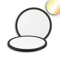 Plafondarmatuur SLIM300 PRO up down, CCT Switch, schakelbaar IP44, zwart 