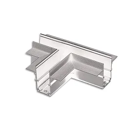 T-connector HORIZONTAL- TRACK48 DRYWALL geïsoleerd, mechanisch, horizontaal, wit