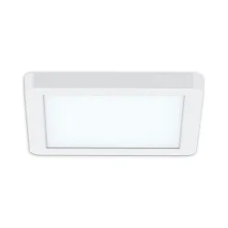Opbouw-/inbouwarmatuur FLEX PRO 235X235 CCT Switch, instelbaar IP44, wit dimbaar