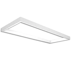 Stroomrail TRACK48 H50 / 50 X 119.2CM (EMTPTY FRAME) hoekig, zonder inzetstukken, wit