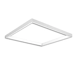 Stroomrail TRACK48 H50 / 90 X 100CM (EMTPTY FRAME) hoekig, zonder inzetstukken, wit