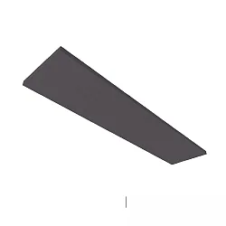 ACUOSTIC ABSORBER H25 / 32 X 150CM, anthracite