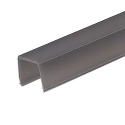 Afdekking TRACK48 FLAT SURFACE - 25°´% TRANSMISSION plat, zwart mat