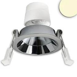 Inbouwspot BACK68 draaibaar IP20, chroom dimbaar