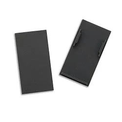 Eindkap TRACK48 H50 2 stuks, met omslag, zwart