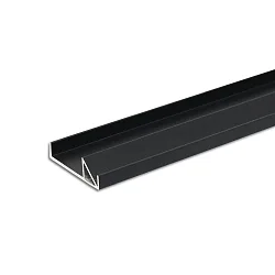 Rekrandprofiel FURNIT 10 SHELF, zwart