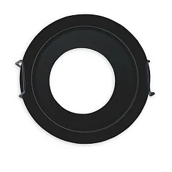 Inbouwframe MR11/GU10 MINI SPOT rond, zwart