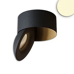 Opbouw armatuur SPHERE IP54, zwart dimbaar