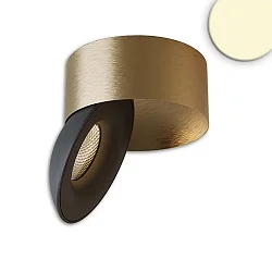Opbouw armatuur SPHERE IP54, goud, zwart dimbaar