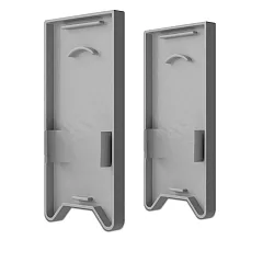 Eindkap EC 121 HALON 2 stuks, met omslag, zilver