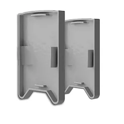 Eindkap EC 119 HALON 2 stuks, met omslag, zilver