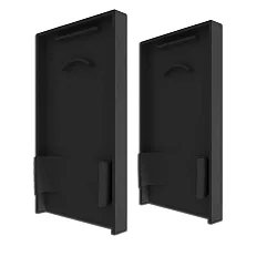 Eindkap EC 125 LAMP30 V1 + V2 2 stuks, met omslag, zwart