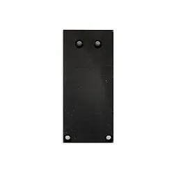 Eindkap EC130 CURTAIN 10 ONE HIGH 2 stuks, zwart