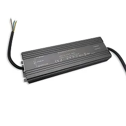 LED besturingsprogramma 24V DC / 400W ON-OFF COMPACT met open kabel, schakelbaar, donkergrijs