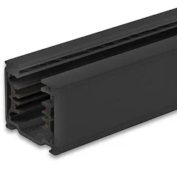 3-fase opbouwrail CLASSIC SURFACE 200CM, zwart