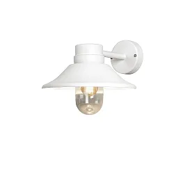 outdoor wall luminaire VEGA with shade E27 IP54, white dimmable