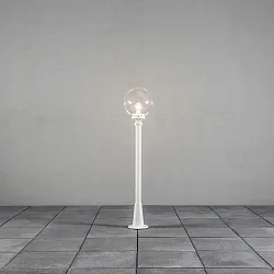 Padverlichting ORION E27 IP44, transparant, wit