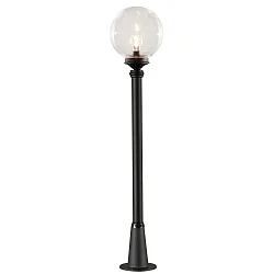 Padverlichting ORION E27 IP44, zwart, transparant