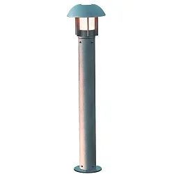 Padverlichting HEIMDAL E27 IP44, opaal, zilver