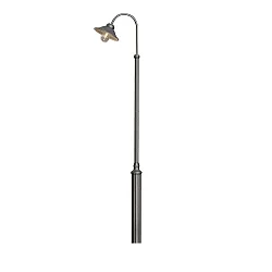 Lampkop VEGA E27 IP23, zwart, transparant