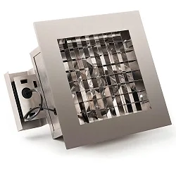Plafondinbouwarmatuur ingebouwde versie E27 IP23, aluminium, rvs