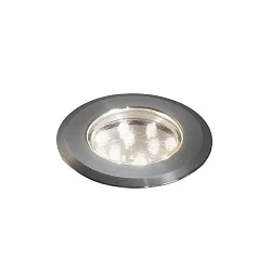 3pc. set of Mini LED in-ground spots, I44, 12V, je 0.72W 3000K 12lm, stainless steel 304 / clear glass