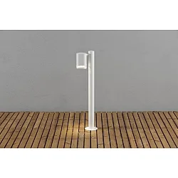 Padverlichting MODENA GU10 IP44, transparant, wit