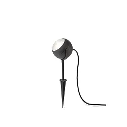Armatuur met grondpen LECCA draaibaar IP44, zwart 