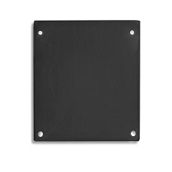 Accessory for profile LAMP30 - aluminium endcap E69 (2 pc.), incl. screws, black