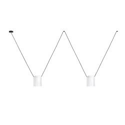 Pendelarmatuur ATTIC 2 2-vlams E27 IP20, wit