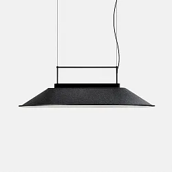 Pendelarmatuur SHOEMAKER LED IP20, zwart dimbaar
