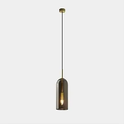 Pendelarmatuur GLAM E14 IP20, goud