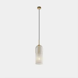 Pendelarmatuur GLAM E14 IP20, goud