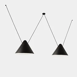 Pendelarmatuur SUPER ATTIC 2 2-vlams, conisch E27 IP20
