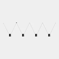 Pendelarmatuur ATTIC 4 4-vlams E27 IP20
