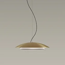 Pendelarmatuur NOWAY BIG LED IP20, goud mat