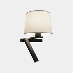 Wand- en plafondarmatuur HALL SLIM LED E27, scherm excl, zwart