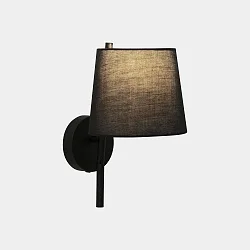 Wand- en plafondarmatuur CLIP LED E27, scherm excl, zwart