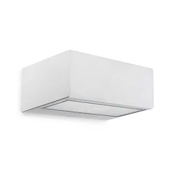 Wandarmatuur voor buitenshuis NEMESIS LED -  7x17CM up down, klein, schakelbaar IP65, wit 