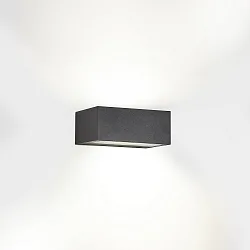 Wandarmatuur voor buitenshuis NEMESIS LED -  7x17CM up down, klein, schakelbaar IP65, antraciet 