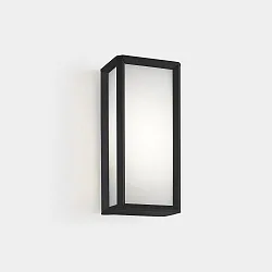 wall and ceiling luminaire SKAT 350MM impact resistant, on/off IP65, black 