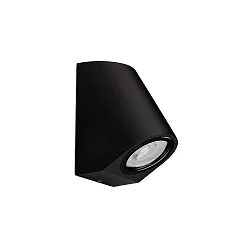 Wandarmatuur EKO SINGLE EMISSION INCLINED LED 1-vlams, stijf, schuin IP66, zwart dimbaar
