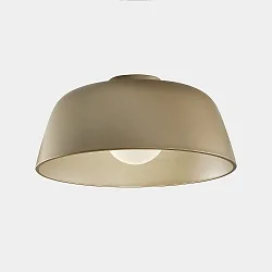 Wand- en plafondarmatuur MISO Ø 433MM E27 IP20, grijs, mat, steen dimbaar