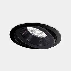 Plafondinbouwarmatuur DAKO ADJUSTABLE 200MM draaibaar, incl. netvoeding, schakelbaar IP66, zwart 
