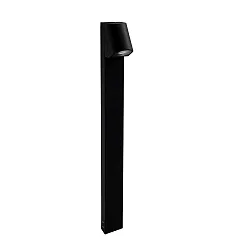 Lichtpaal EKO BOLLARD INCLINED LED stijf, schuin IP66, zwart dimbaar