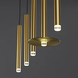 Metalen schijf, goud