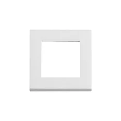 Opbouwframe CLICK hoekig, mechanisch, wit