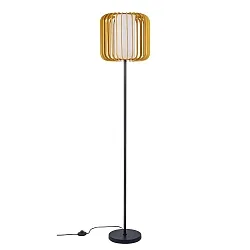 floor lamp VIVA E27 IP20, light wood, black