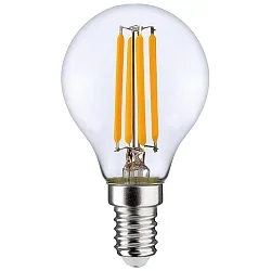 Filamentlamp druppelvorm P45 E14 4,5W 470lm 2700K 320° CRI 80 