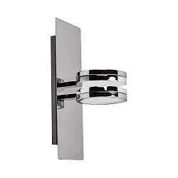 Spiegelarmatuur AQUA ONNA UP&DOWN 2-vlams, CCT Switch, schakelbaar GX53 IP44, chroom, glanzend 